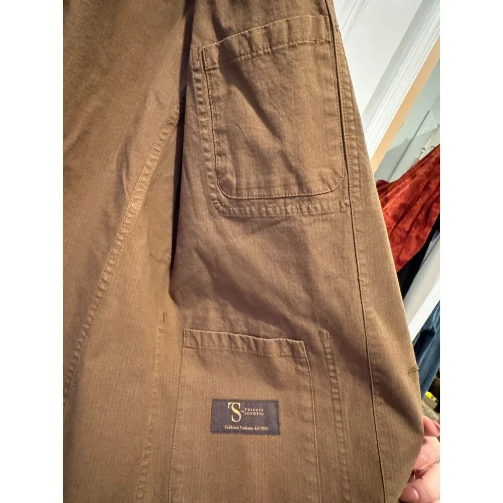 Wallace Barnes/J. Crew Brown Ripstop Chore Coat 41R NWT MSRP $328 Style: BC564